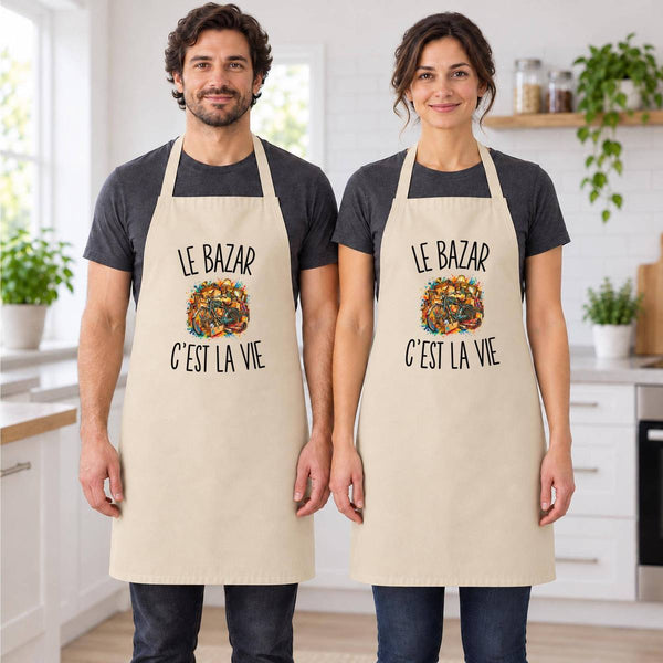Tablier de Cuisine Le Bazar c’est la vie