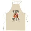 Tablier de Cuisine Le Régime c’est la vie