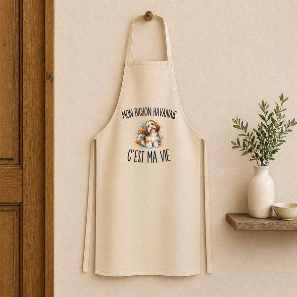 Tablier de Cuisine Mon Bichon Havanais c’est ma vie