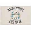Tapis Mon Bichon Maltais c'est ma vie