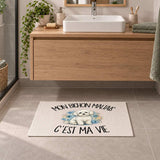 Tapis Mon Bichon Maltais c'est ma vie