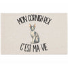 Tapis Mon Cornish Rex c'est ma vie