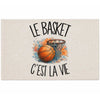 Tapis Le basket c'est la vie