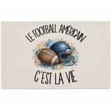 Tapis Le football américain c'est la vie