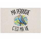 Tapis Ma perruche c'est ma vie