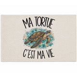 Tapis Ma tortue c'est ma vie