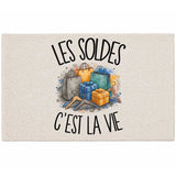 Tapis Les soldes c'est la vie