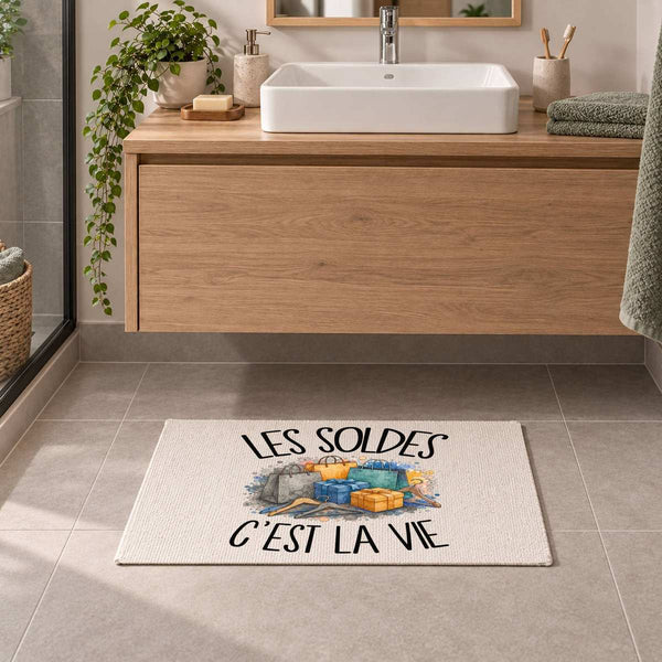 Tapis Les soldes c'est la vie