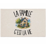 Tapis La famille c'est la vie