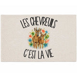 Tapis Les chevreuils c'est la vie