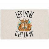 Tapis Les lynx c'est la vie