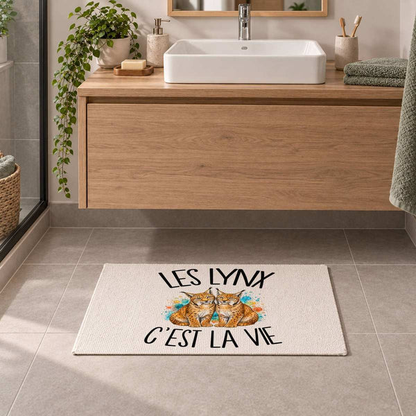 Tapis Les lynx c'est la vie