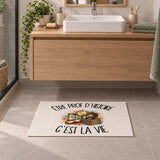 Tapis Être prof d'histoire c'est la vie