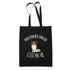 Tote Bag Noir Mon Épagneul Papillon c'est ma vie