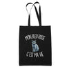 Tote Bag Noir Mon Bleu Russe c'est ma vie