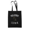 Tote Bag Noir Mon Bombay c'est ma vie
