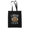 Tote Bag Noir Le bricolage c'est la vie