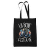 Tote Bag Noir La boxe c'est la vie