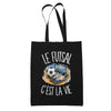 Tote Bag Noir Le futsal c'est la vie