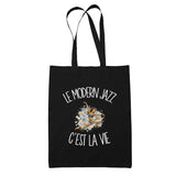 Tote Bag Noir Le modern jazz c'est la vie