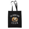 Tote Bag Noir Être assistant social c'est la vie