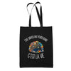 Tote Bag Noir Être surveillant pénitentiaire c'est la vie