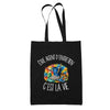 Tote Bag Noir Être agent d'entretien c'est la vie