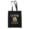 Tote Bag Noir Être bijoutier c'est la vie