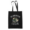 Tote Bag Noir Être aiguilleur du ciel c'est la vie