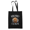 Tote Bag Noir Mon poney c'est ma vie