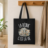 Tote Bag Noir La résine c'est la vie
