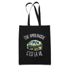 Tote Bag Noir Être ambulancière c'est la vie