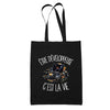Tote Bag Noir Être développeuse c'est la vie