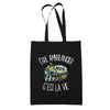 Tote Bag Noir Être ambulancier c'est la vie