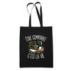 Tote Bag Noir Être comptable c'est la vie