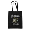 Tote Bag Noir Être opticien c'est la vie
