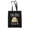 Tote Bag Noir Être ostéo c'est la vie