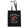 Tote Bag Noir Être sauveteur en mer c'est la vie