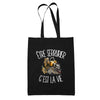 Tote Bag Noir Être serrurier c'est la vie