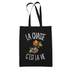 Tote Bag Noir La chasse c'est la vie