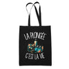 Tote Bag Noir La plongée c'est la vie