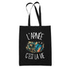 Tote Bag Noir L'apnée c'est la vie