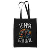 Tote Bag Noir Le MMA c'est la vie