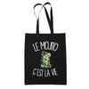 Tote Bag Noir Le mojito c'est la vie