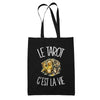 Tote Bag Noir Le tarot c'est la vie