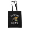 Tote Bag Noir Les moules frites c'est la vie