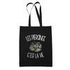 Tote Bag Noir Les piercings c'est la vie