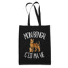 Tote Bag Noir Mon Bengal c'est ma vie