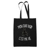 Tote Bag Noir Mon chat noir c'est ma vie