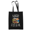Tote Bag Noir Ajaccio c’est la vie